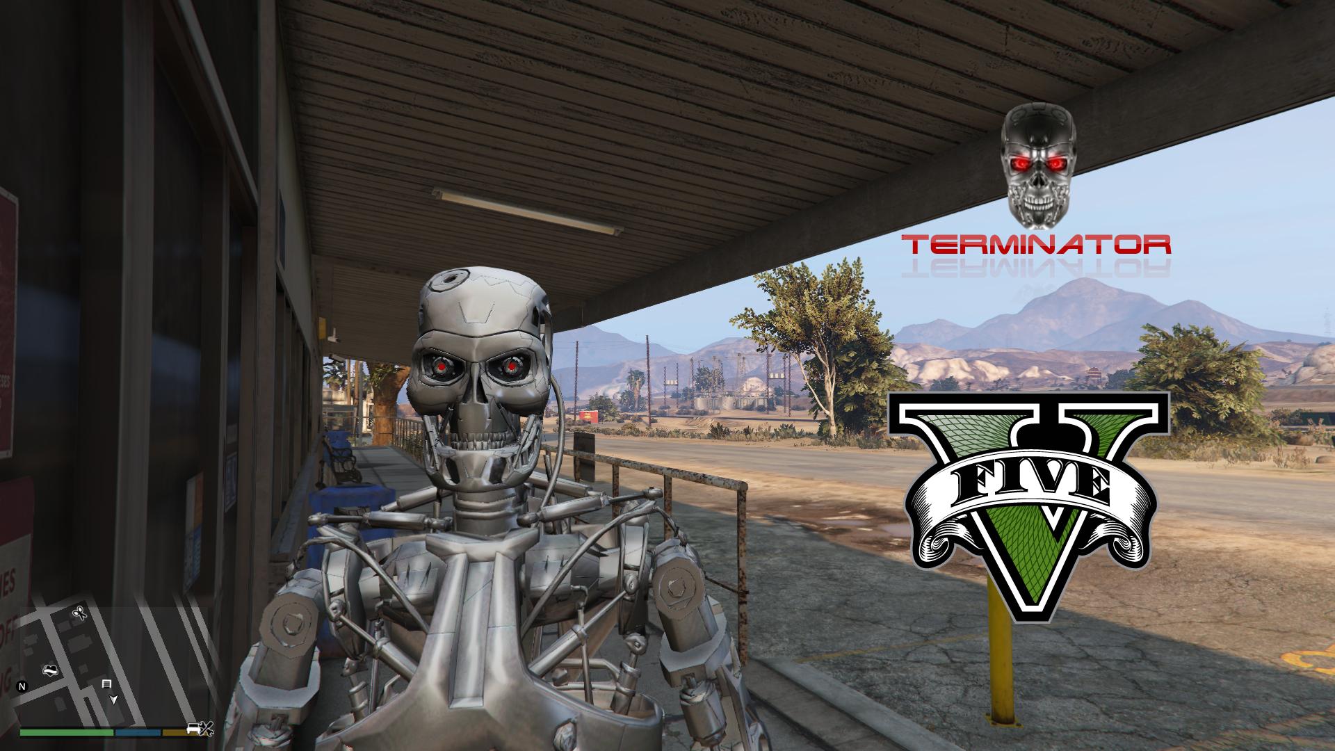 Terminator T High Poly Add On Ped Gta Mods